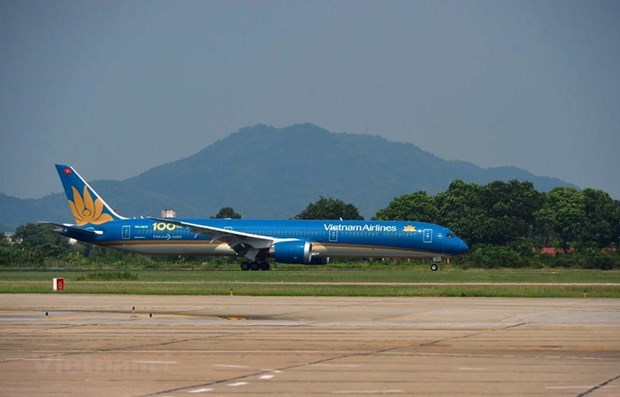 An aircraft of Vietnam Airlines (Photo: VNA)