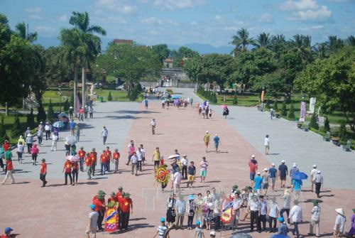 Quang Tri Ancient Citadel, a popular tourist site in the central province of Quang Tri. (Photo: VNA)