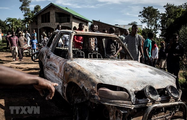 The scene of an attack in Beni, the Democratic Republic of Congo. (Photo: AFP/ VNA)