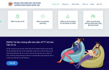 Công bố website hỗ trợ an toàn thông tin khi làm việc từ xa