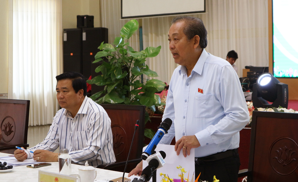 Standing Deputy Prime Minister - Truong Hoa Binh highly appreciates the results that Long An has achieved in recent years