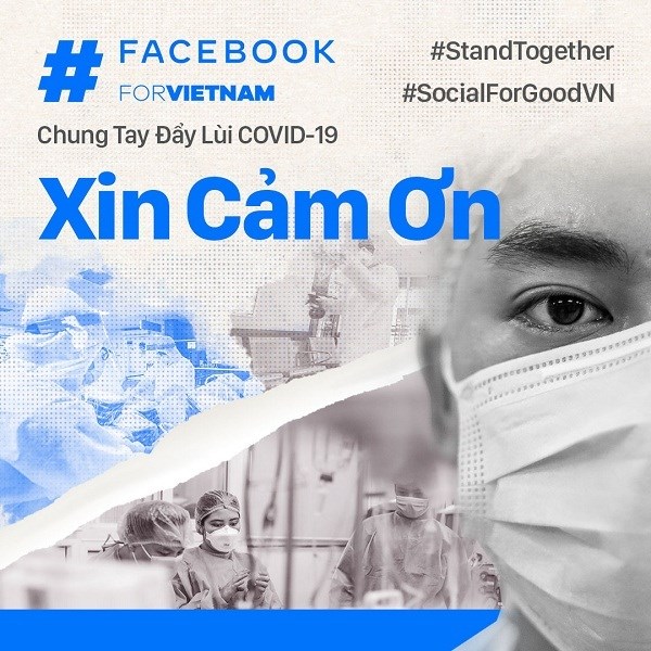 More than 10 billion VND (nearly 427,000 USD) in cash and in-kind was mobilized within two weeks in support of medical workers, COVID-19 patients and people in quarantine under the #SocialForGoodVN campaign.