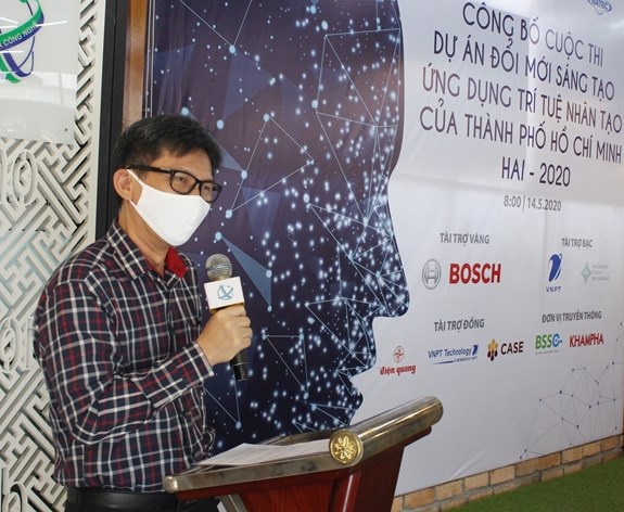 Director of the Department of Science and Technology Nguyen Viet Dung speaks at the event (Photo: qdnd.vn)