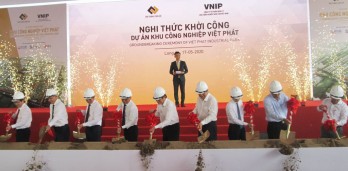 Khởi công khu công nghiệp sinh thái rộng hơn 1.800ha