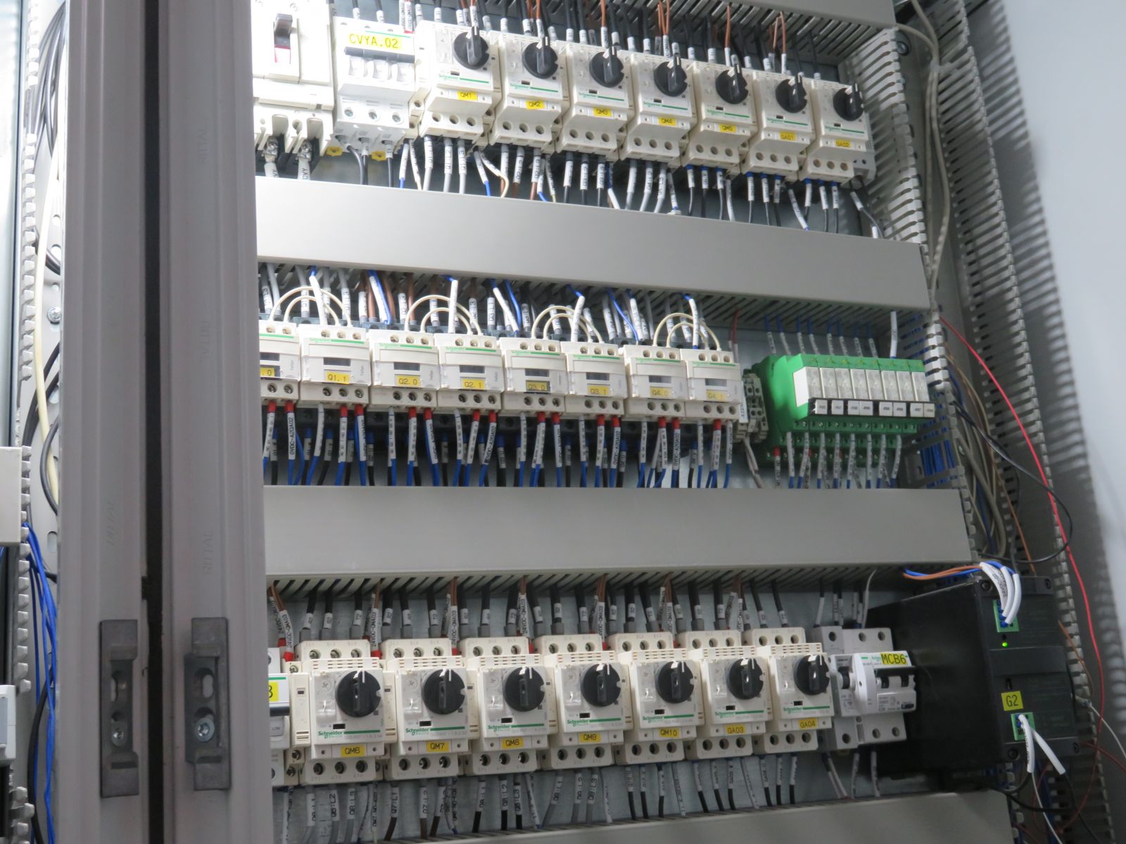 Control cabinet in cold storage