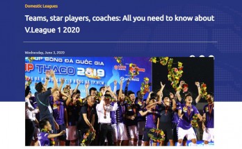 AFC “ngả mũ” thán phục trước sự trở lại của V-League 2020