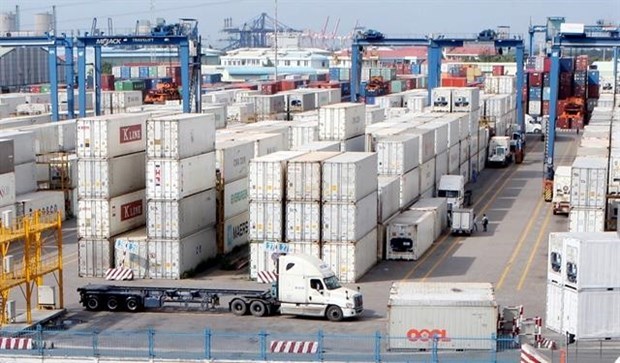 Containers at Cat Lai port in HCM City’s District 2. (Photo: VNA)