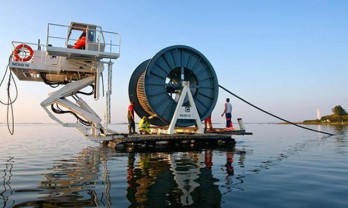 Broken section of AAE-1 undersea cable fixed