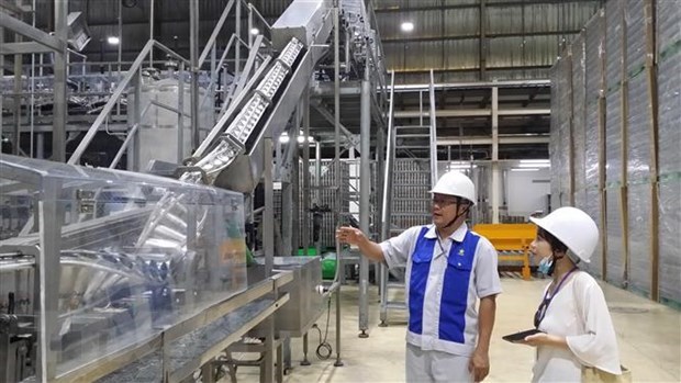 The Sapporo Vietnam beer factory in the southern province of Long An (Photo: VNA)