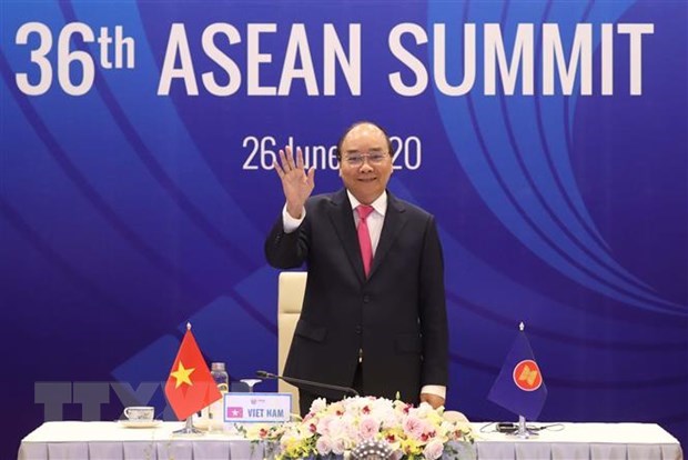 Prime Minister Nguyen Xuan Phuc at the opening ceremony of the 36th ASEAN Summit on June 26 (Photo: VNA)