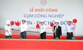 Hai Son - Duc Hoa Dong Industrial Complex commenced