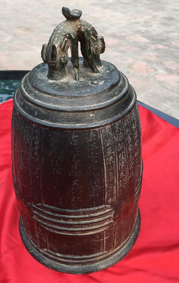 The Nhat Tao bell is the only of its kind dating back to the Ngo Dynasty (10th century) that has been found in Vietnam so far (Photo: qdnd.vn)