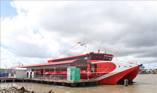 The Phu Quoc Express JSC will use high-speed boats, each capable of carrying 600 passengers. (Photo: VNA)