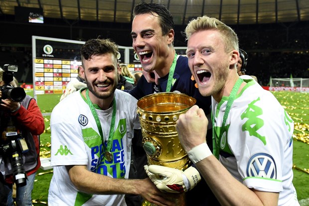 Schuerrle giành DFB Cup cùng Wolfsburg. (Nguồn: Getty Images)