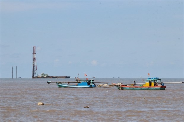 Ganh Hao sea gate in Ca Mau (Photo: VNA)