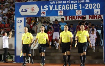 Kỷ luật tổ trọng tài trận TPHCM 0-3 Hà Nội FC