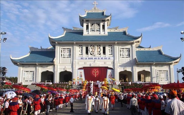 At the 2019 La Vang Pilgrimage Festival in Quang Tri (Photo: VNA)