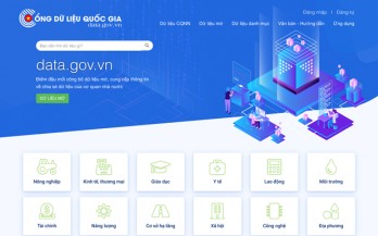 Cổng dữ liệu quốc gia Data.gov.vn chính thức đi vào hoạt động