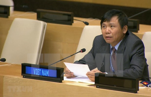 Ambassador Dang Dinh Quy, head of the Vietnamese mission to the UN. (Photo: VNA)