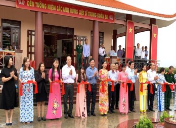 Nguyên Chủ tịch nước - Trương Tấn Sang dự Lễ khánh thành Đền tưởng niệm liệt sĩ Trung đoàn 88