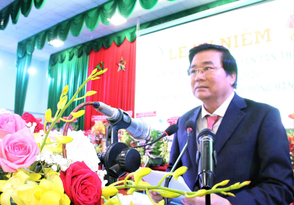 Secretary of the Provincial Party Committee, Chairman of the Provincial People's Council - Pham Van Ranh praises the achievements of Tan Thanh district in recent years