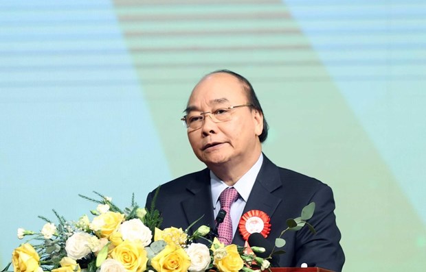 Prime Minister Nguyen Xuan Phuc addesses the ceremony (Photo: VNA)