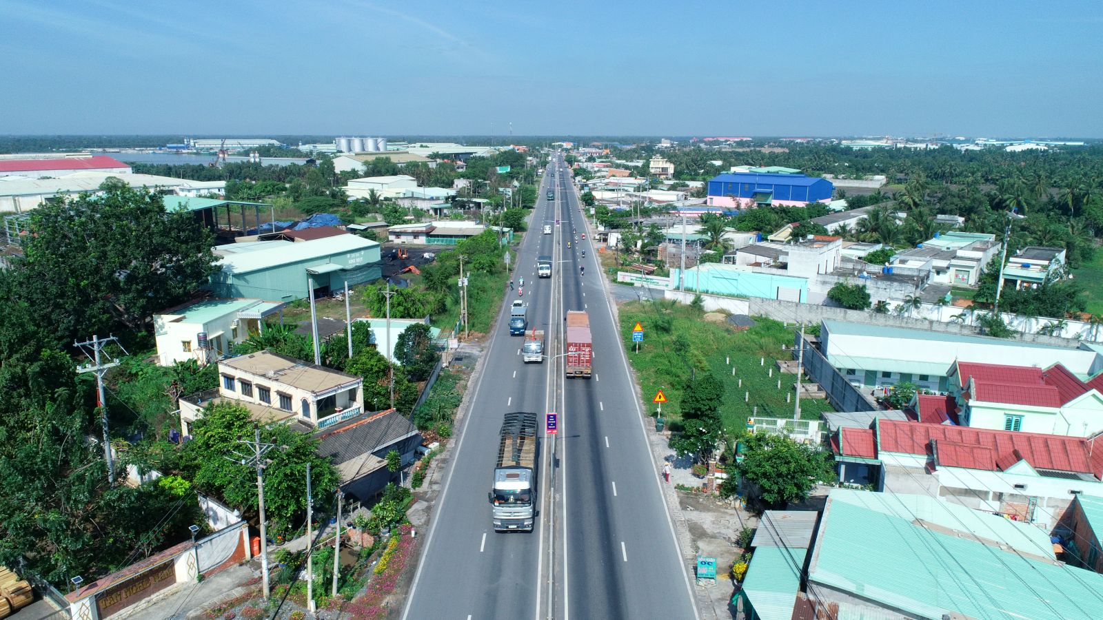 Provincial Road (PR) 830 is invested to create regional linkage, promote socio-economic development. Photo: Kien Dinh