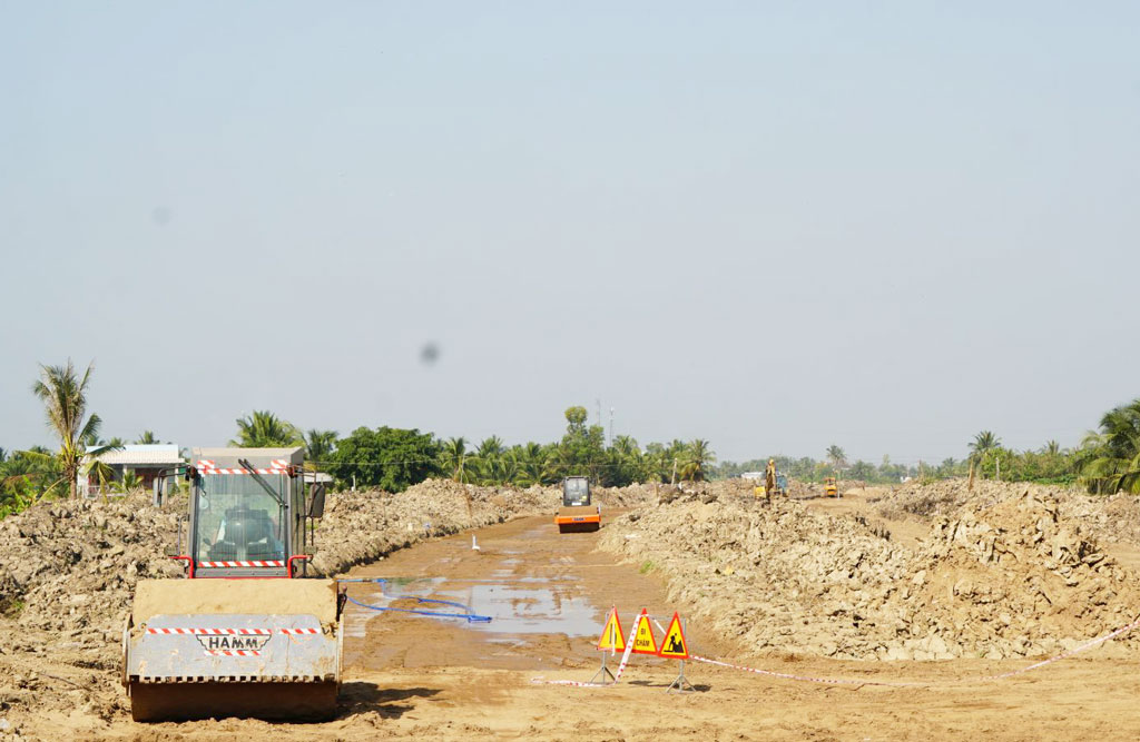 One of 3 key projects of the term 2020 - 2025 (Photo: Ring Road of Tan An City)