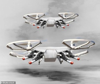 Anh phát triển UAV trang bị súng ngắn và trí tuệ nhân tạo