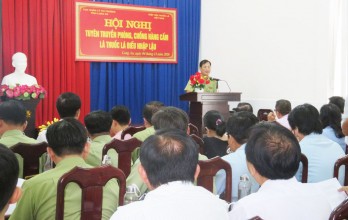 Long An: Drastically handling smuggled cigarettes sold in the market