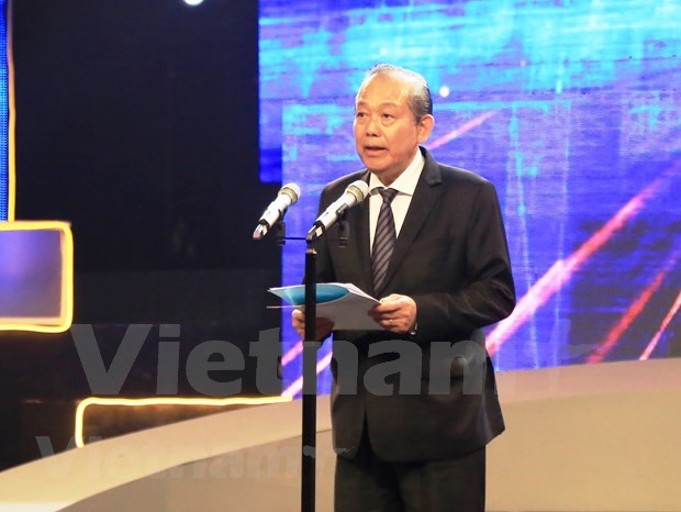 Deputy Prime Minister Truong Hoa Binh speaks at the event (Photo: VNA)