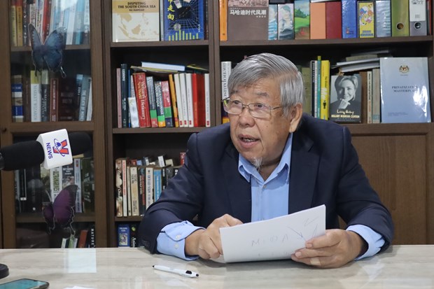 Hoo Ke Ping, an independent Malaysian politic and economic expert (Photo: VNA)