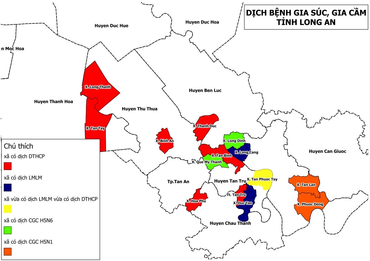 Epidemiological map of livestock and poultry diseases from mid-October 2020 to November 26, 2020