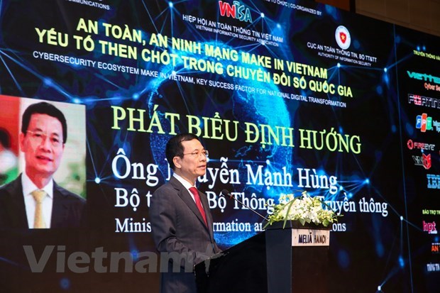 Minister of Information and Communications Nguyen Manh Hung (Source: VNA)