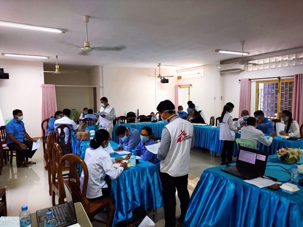 A health check centre in Cambodia (Source: VNA)