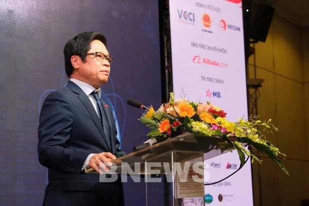 Chairman of the Vietnam Chamber of Commerce and Industry Vu Tien Loc, who is also Chairman of the East Asia Business Council (EABC) in 2020 (Photo: VNA)