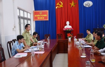 Standing Office of the National Steering Committee 389 works in Long An