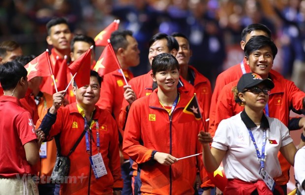 Vietnamese athletes (Illustrative photo: VNA)