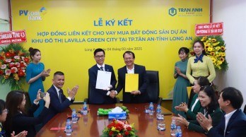 PVcomBank và Trần Anh Group ký kết hợp tác tài trợ tín dụng khách hàng vay vốn tại dự án Lavilla Green City