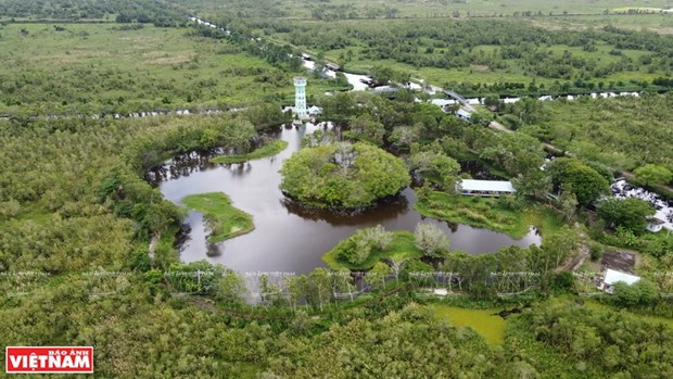 Hoa Mai lake - a must-go destination in U Minh Thuong National Park (Photo: VNA)