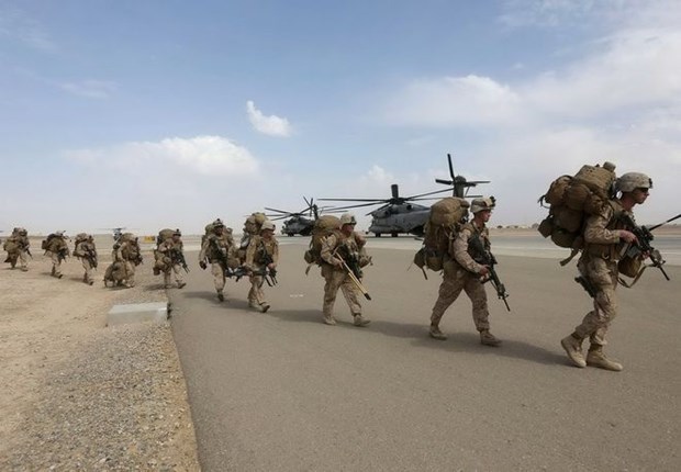 Các binh sỹ Mỹ tại tỉnh Helmand ở Afghanistan. (Nguồn: Reuters)