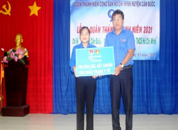 Huyện đoàn Cần Đước ra quân Tháng thanh niên năm 2021