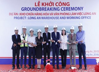 Dinco E&C khởi công dự án kho chứa hàng và văn phòng làm việc tại Long An