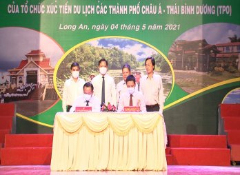 Ký kết tài trợ kinh phí tham gia thành viên Tổ chức TPO