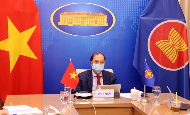 Deputy Foreign Minister and head of Vietnam's ASEAN SOM Nguyen Quoc Dung (Photo: VNA)