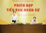 Phiên họp của tiểu ban nhân sự Hội đồng Bầu cử Quốc gia