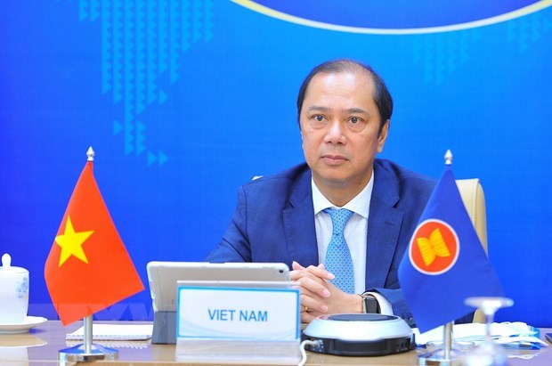 Deputy Minister of Foreign Affairs Nguyen Quoc Dung, head of Vietnam’s ASEAN SOM (Photo: VNA)