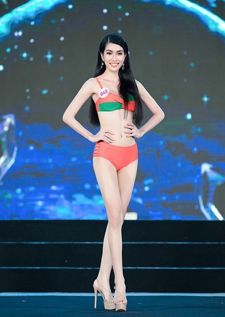 The first runner-up of Miss Vietnam 2020 Pham Ngoc Phuong Anh of HCM City will go to the Miss International 2021 in Japan in November. (Photo courtesy of the organiser)