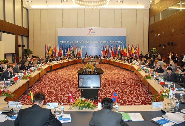 The 9th ASEM Foreign Ministers' Meeting in Hanoi in May 2009 (Photo: VNA)