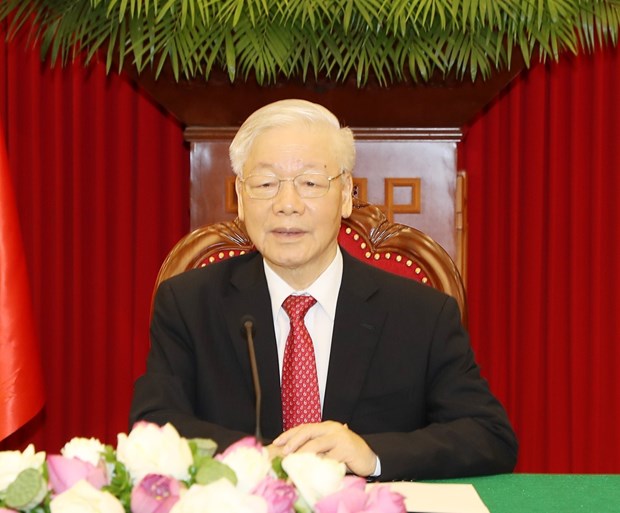 General Secretary of the Communist Party of Vietnam Central Committee Nguyen Phu Trong. (Photo: VNA)